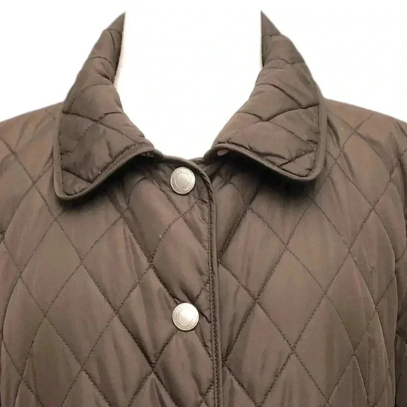 Coach Brown Diamond Quilted with Signature C Lining Jacket - Picture 3 of 12